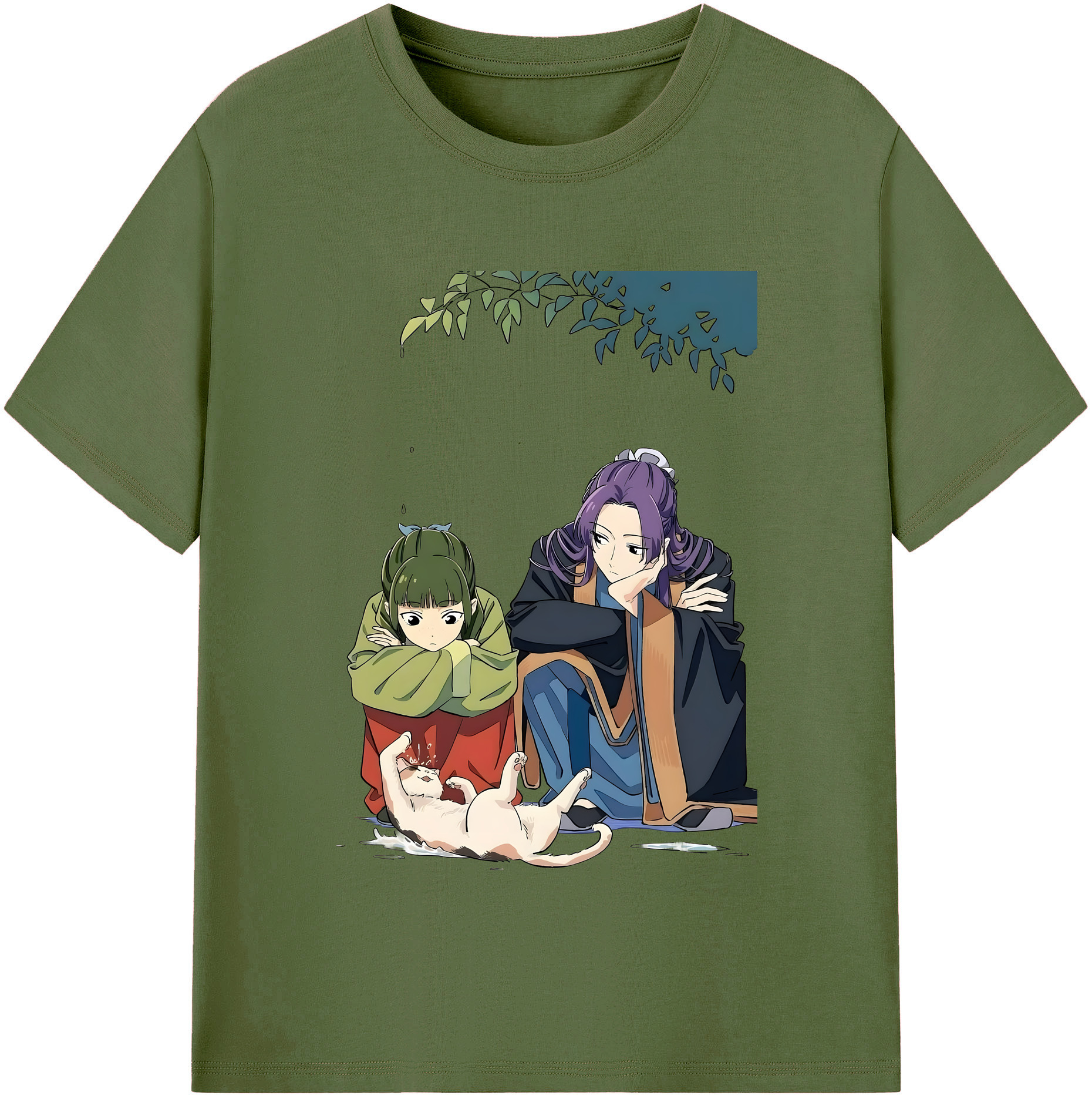 （画像用） 薬屋のひとりごと The Apothecary Diaries 綿100％半袖Tシャツ（フロントプリント）